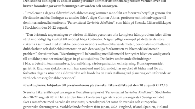 Internationellt samarbete för en förbättrad äldrevård