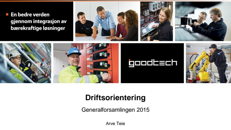 Presentasjon Generalforsamling