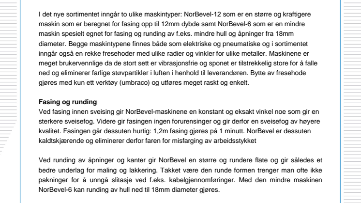 Hurtigere og enklere fasing med høyere kvalitet