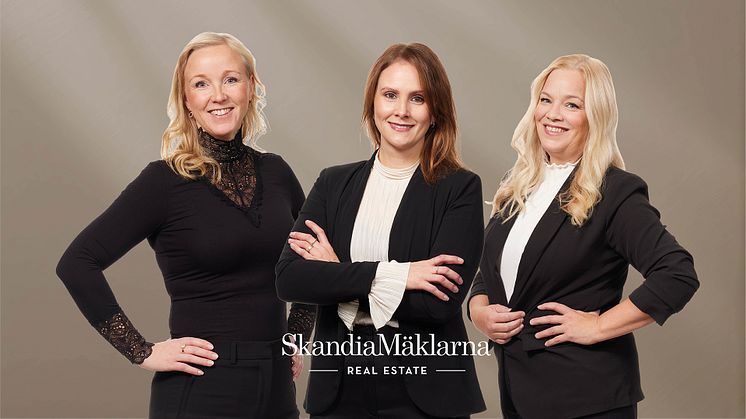 Ny mäklartrio tar över kontoret i Sundsvall
