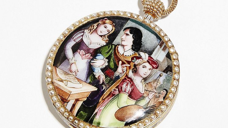 1156. A Gold Pocket Watch, made for the Chinese market Utrop: 250 000-300 000 SEK