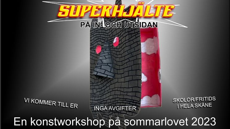 Besök våran sommarworkshop - Superhjälte!