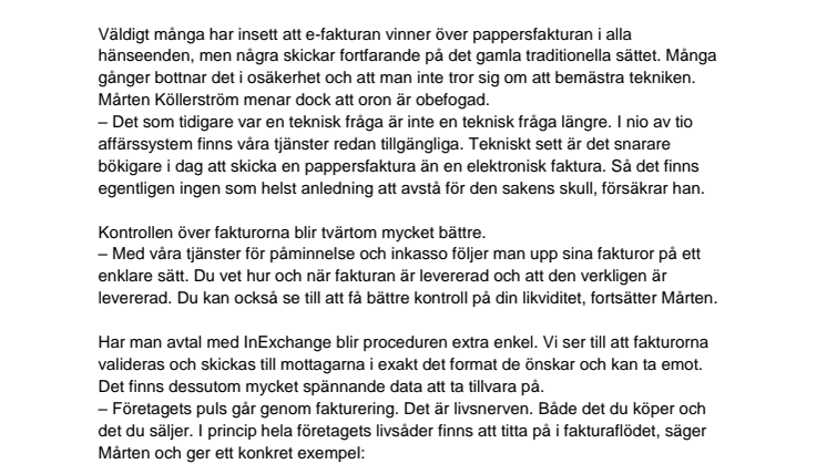Växla till e-faktura i höst!