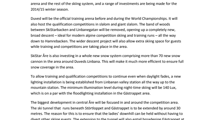 Åre News 2014/2015