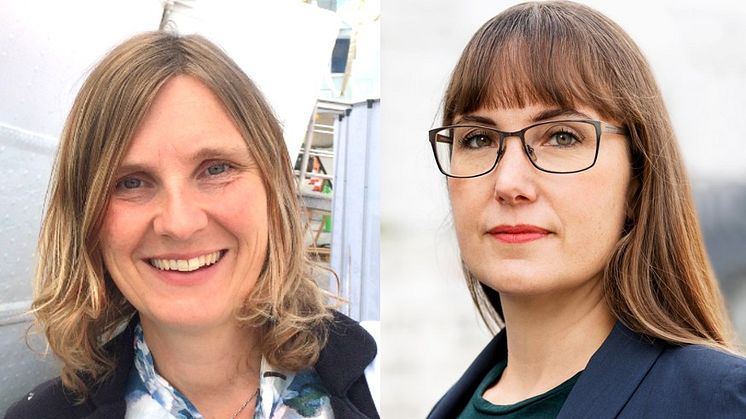 Mari-Louise Persson, energistrateg, Riksbyggen och Johanna Ode bostadspolitisk expert på Riksbyggen.
