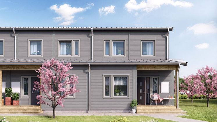 Självklart planteras det körsbärsträd i Brf Körsbärsdalen!