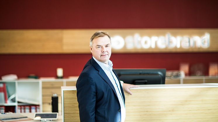 Konsernsjef Odd Arild Grefstad i Storebrand.