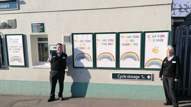 Barnham station rainbows
