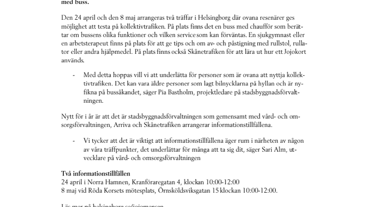 Jojomensan - lär dig att åka buss på ett enkelt sätt
