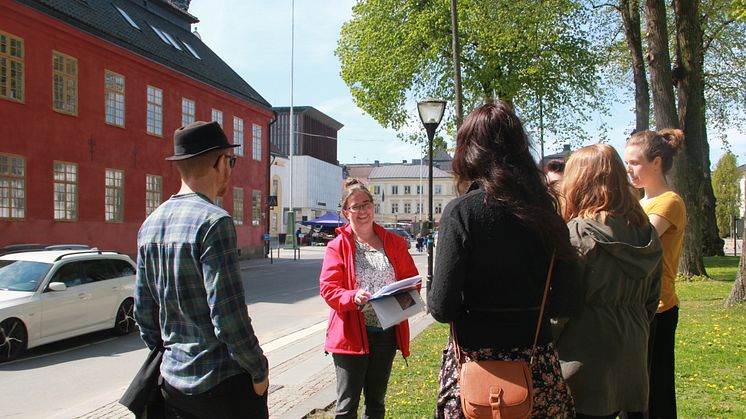Stadsvandring i Nyköping.