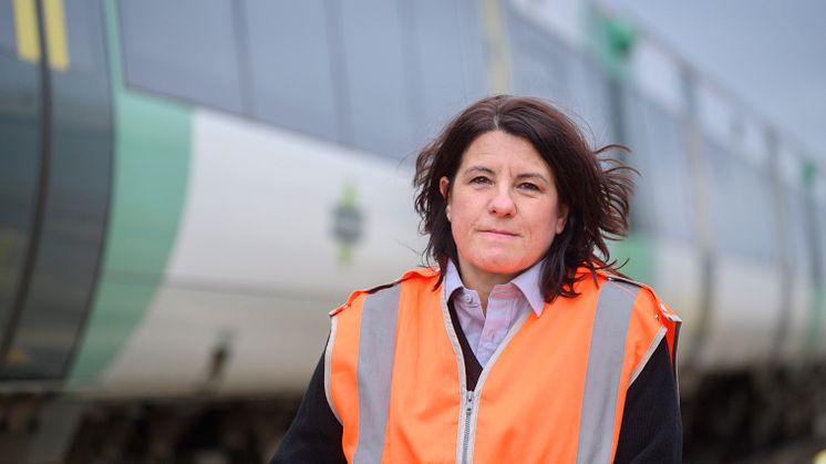 Lisa Gibbs is one of GTR's talented female train drivers