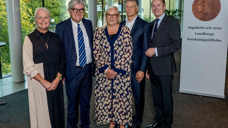 49 MSEK — årets anslag från Lundbergs Forskningsstiftelse till forskning inom cancer, njursjukdomar, ortopedi och hälsoekonomi