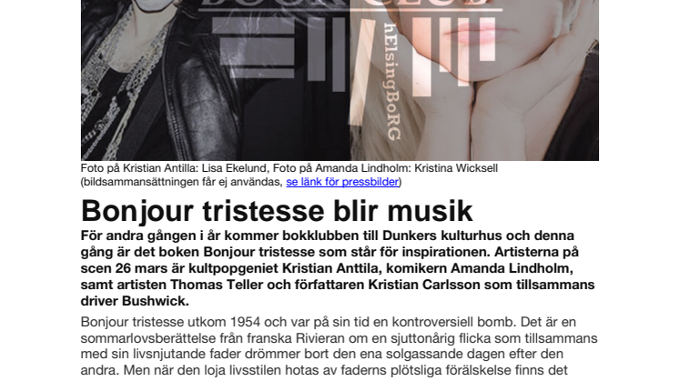 Bonjour tristesse blir musik i Bushwick Book Club