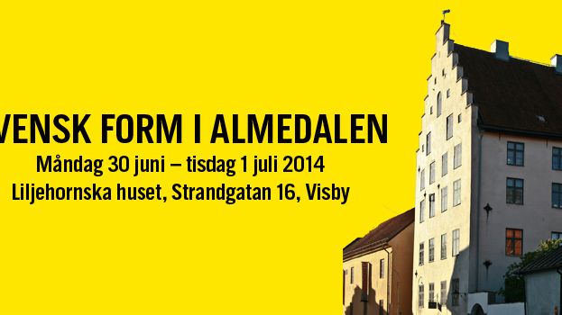 Skola, hantverk och mode på Svensk Forms agenda i Almedalen
