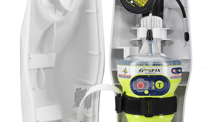 Hi-res image - ACR Electronics - GlobalFIX V4 EPIRB in SeaShelter