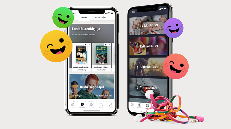 BookBeatiin lasten sovellusversio