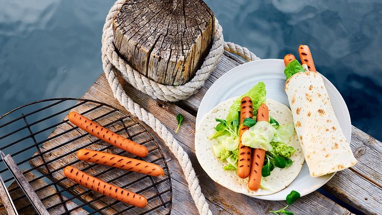 Recept Barnens grillade i tunnbröd