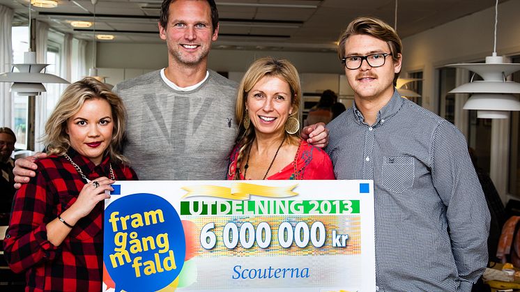 PostkodLotteriet tilldelar Scouterna 6 miljoner för mångfaldsprojekt