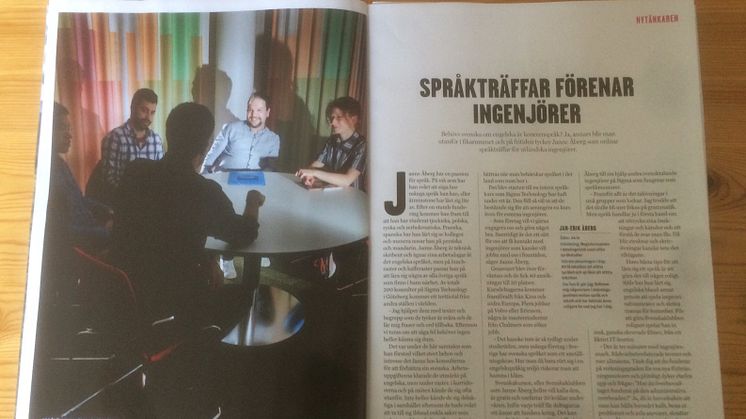 Jan-Erik Åberg  tells the story of Swedish Club to Ingenjören