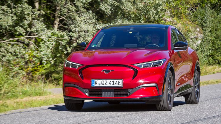 Ford Mustang Mach-E  preproduksjonsbil, Norge, Sommeren 2020