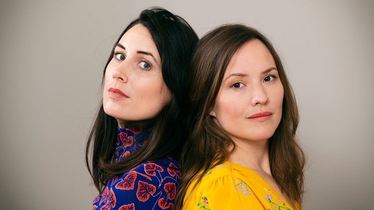 Matilda Bådagård och Maja Långbacka bildar duon Långbacka/Bådagård (foto: Mikael Sjöberg)