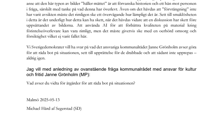 Fråga (SD) till Janne om Förintelsen.pdf