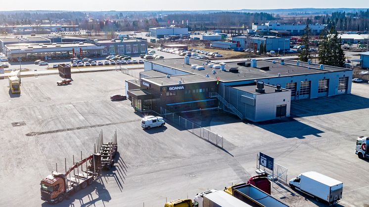 Kouvolan Scania-keskuksen laajennus valmis