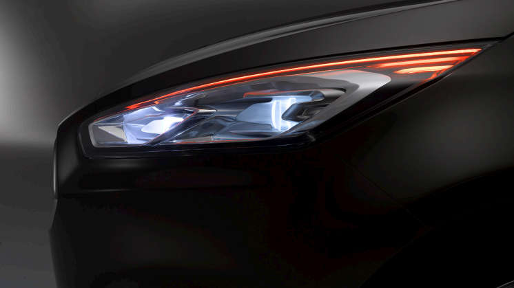 Nye Ford S-MAX Concept, frontlykt