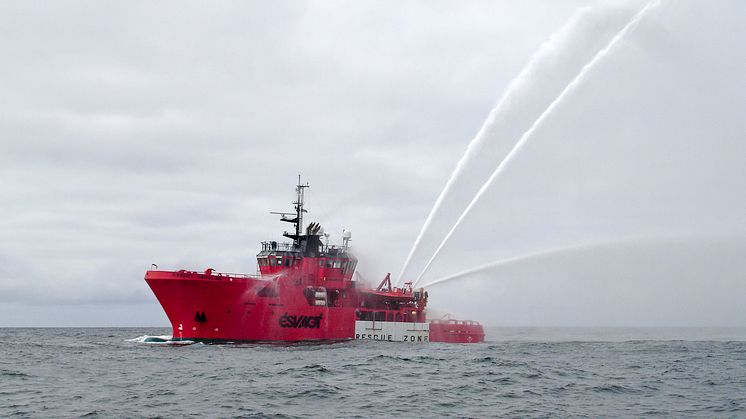 ”Det er jo det, vi træner til hver dag” siger ’Esvagt Caroline’-skipper Leif V. Frost om den vellykkede redningsaktion.