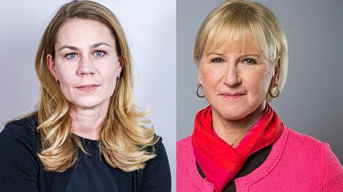 Anna Sundström, generalsekreterare och Margot Wallström, ordförande