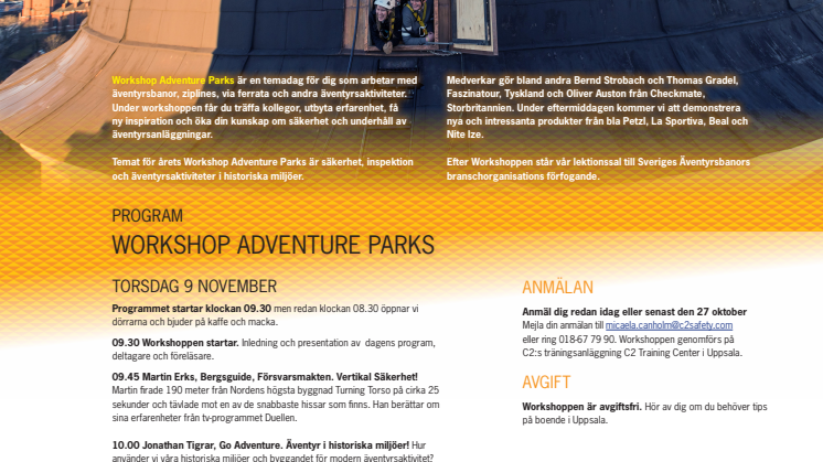 Workshop Adventure Parks 2017