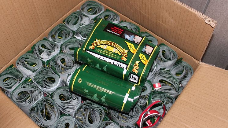 Op Ugly Seized counterfeit tobacco packaging - NW13/15