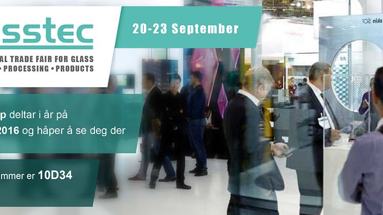 NSG Group stiller ut på Glasstec 2016, Düsseldorf