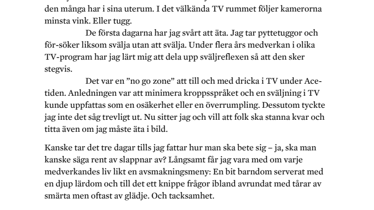 Jenny Berggrens dag i Så mycket bättre