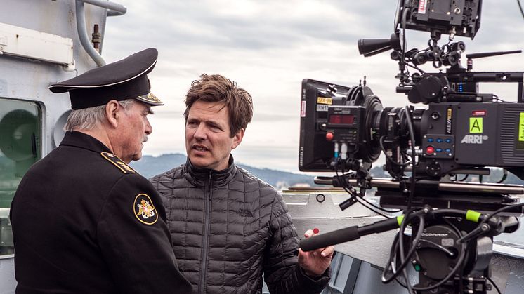 Thomas Vinterberg (t.h.) med skuespiller Peter Simonischek