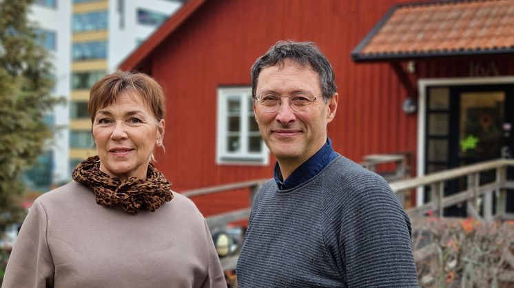 Catarina Carlehed, strateg, och Johan Lindell, projektledare. Skaraborgs kommunalförbund.