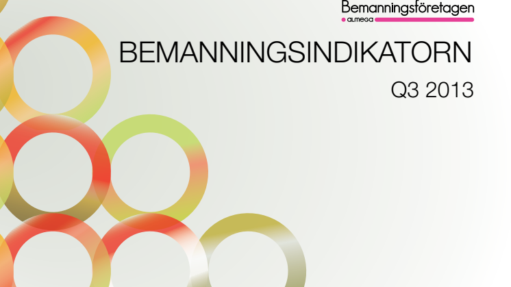Bemanningsindikatorn Q3 2013