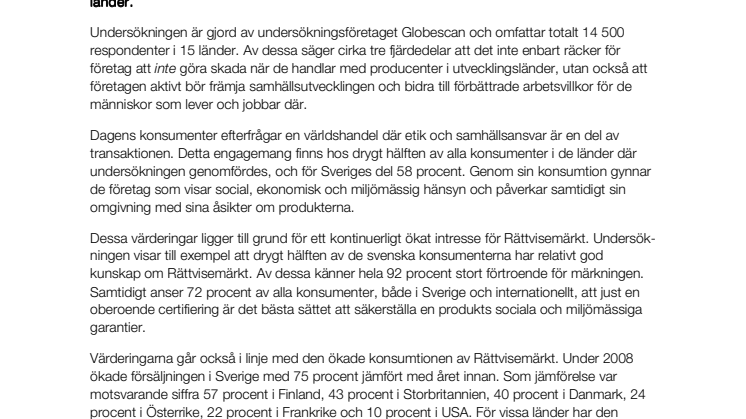 Rättvisemärkt trotsar lågkonjunkturen
