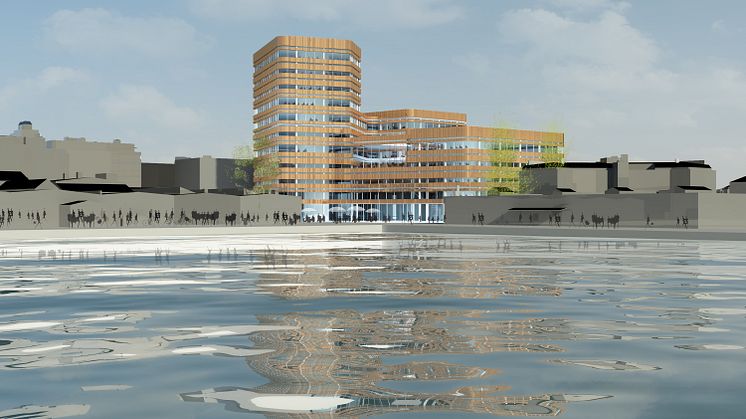Skiss Niagara, Malmö högskola (exteriör)