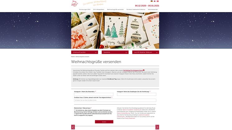 Kiels digitale Weihnachtswelt