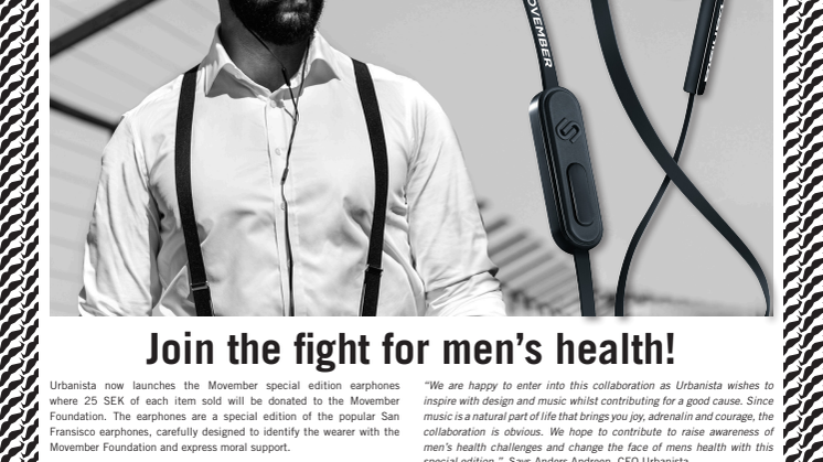 ​Urbanista x Movember Foundation