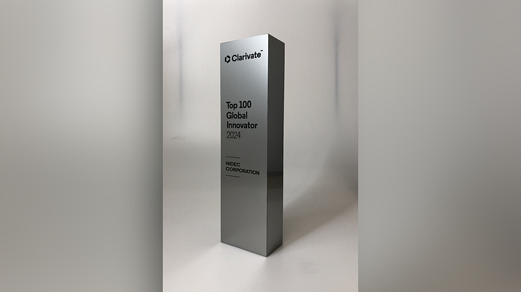 Nidec Receives “Clarivate Top 100 Global Innovator 2024” Award
