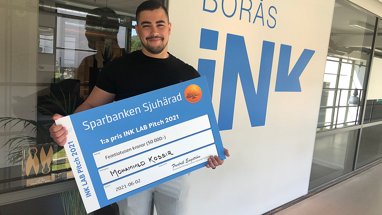 Mohammed Kossir vinnare av INK LAB VT 2021