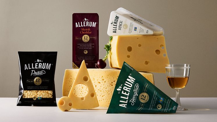 Allerums nya kommunikationsplattform "Smak är en konst" illustrerar den konstform det är att skapa högkvalitativa och utsökta ostar. 