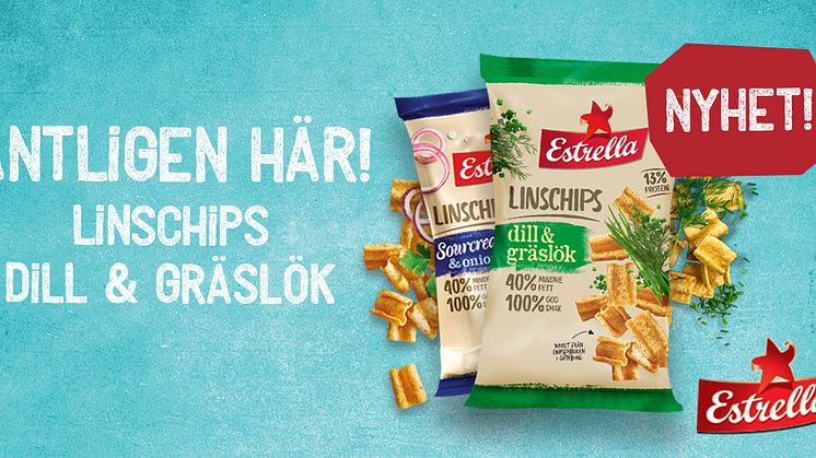 Estrellas nya Linschips med smak av Dill&Gräslök
