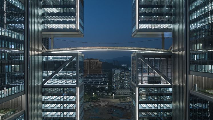 Sky bridge (night)