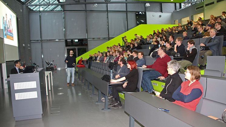 2017 wurde die Wildauer Wissenschaftswoche mit einem Science Slam eröffnet