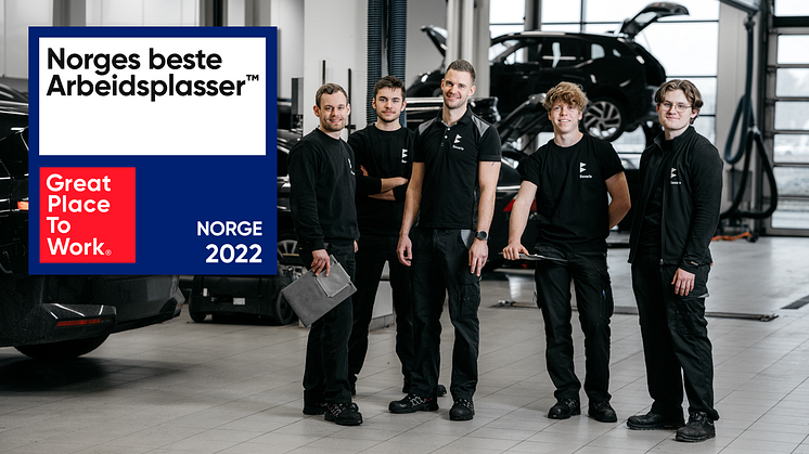 Bavaria og søsterselskapet Hedin Performance Cars er de første og eneste bilforhandlerne på listen over Norges beste arbeidsplasser.