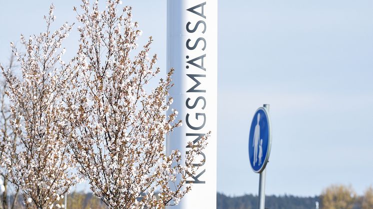 Kungsmässan, exteriör logotype