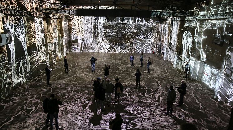 Kunstkraftwerk Leipzig - Van Gogh experience - Foto Andreas Schmidt